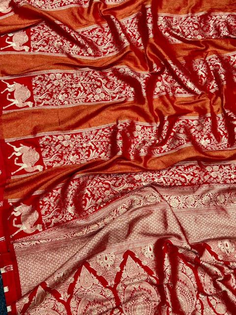Dazira Rich Dola tissue vol 1 catalog arani silk sarees wholesale