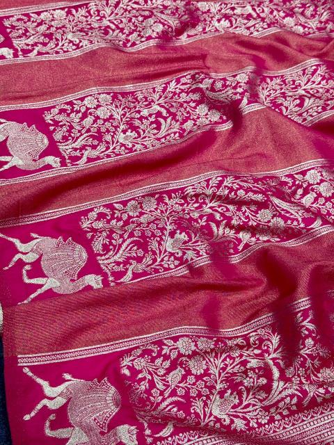 Dazira Rich Dola tissue vol 1 catalog arani silk sarees wholesale