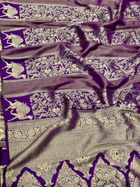 Dazira Rich Dola tissue vol 1 catalog arani silk sarees wholesale