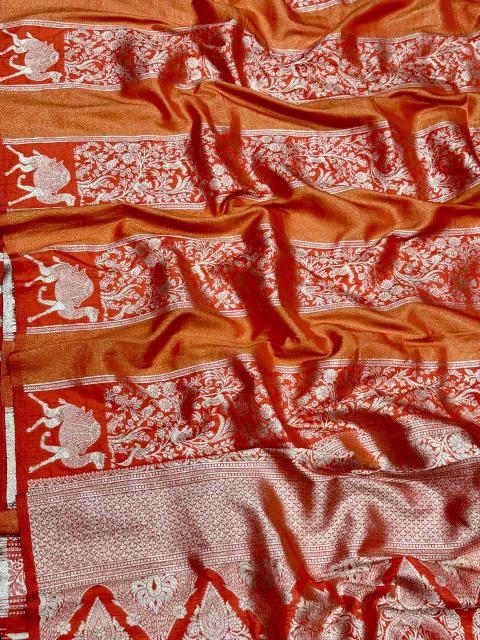 Dazira Rich Dola tissue vol 1 catalog arani silk sarees wholesale