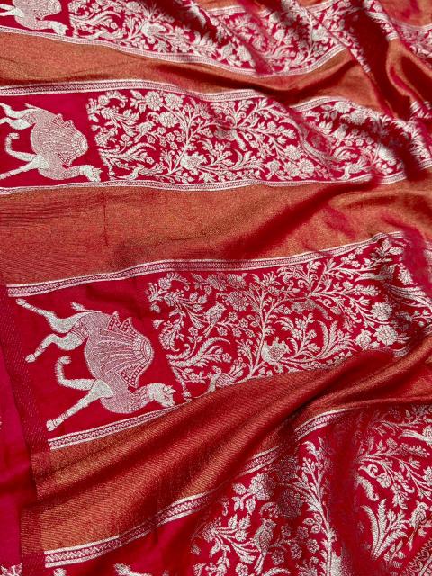 Dazira Rich Dola tissue vol 1 catalog arani silk sarees wholesale