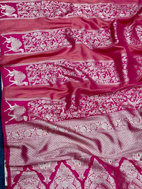 Dazira Rich Dola tissue vol 1 catalog arani silk sarees wholesale
