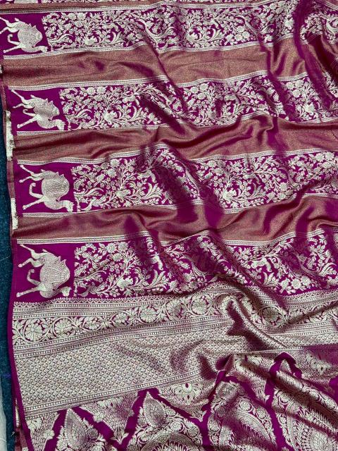 Dazira Rich Dola tissue vol 1 catalog arani silk sarees wholesale