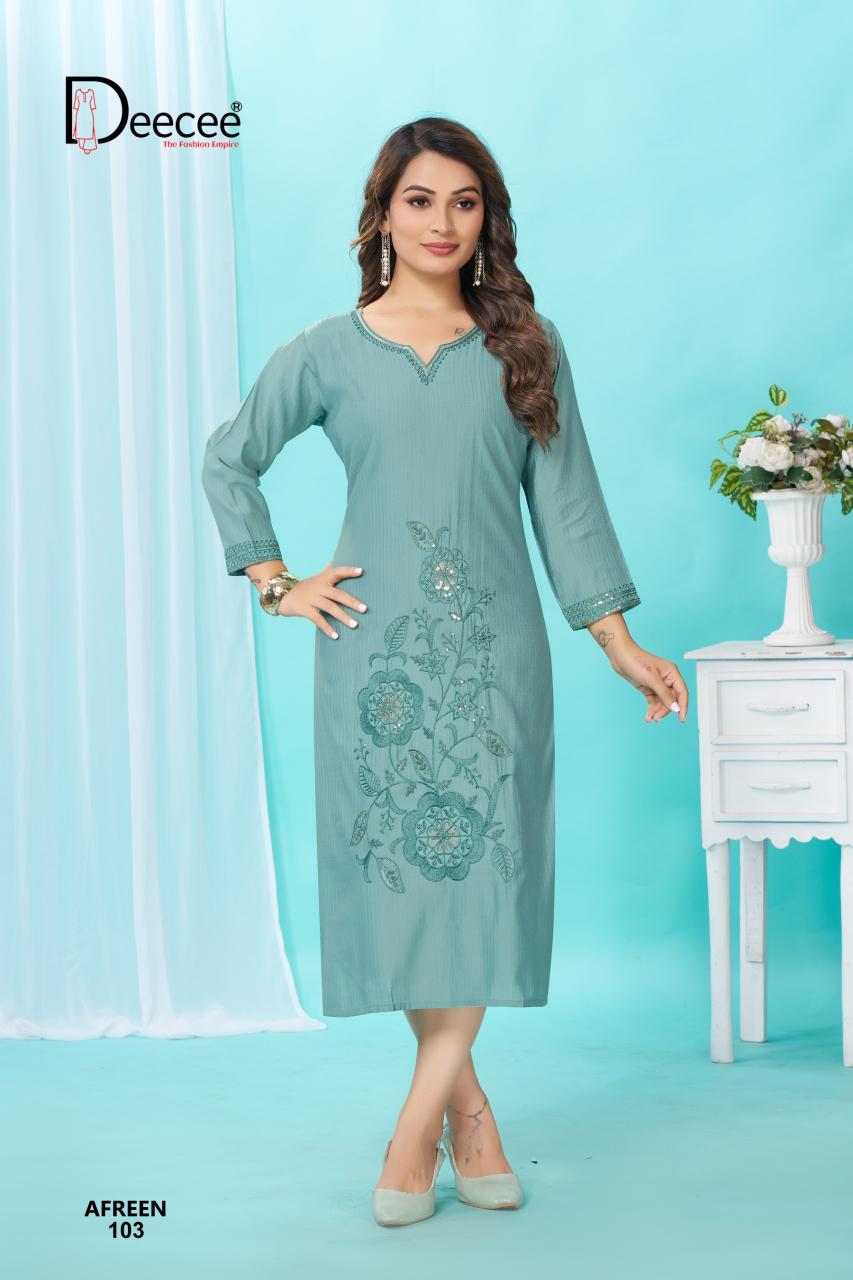 Deecee Afreen catalog kurti wholesale in vadodara