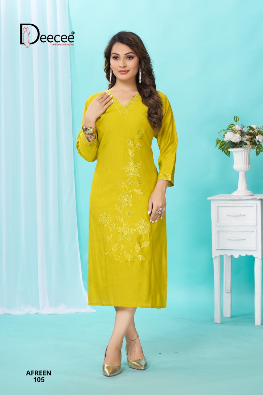Deecee Afreen catalog kurti wholesale in vadodara