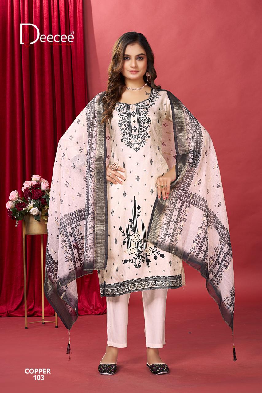 Deecee Copper catalog wholesale kurti faisalabad
