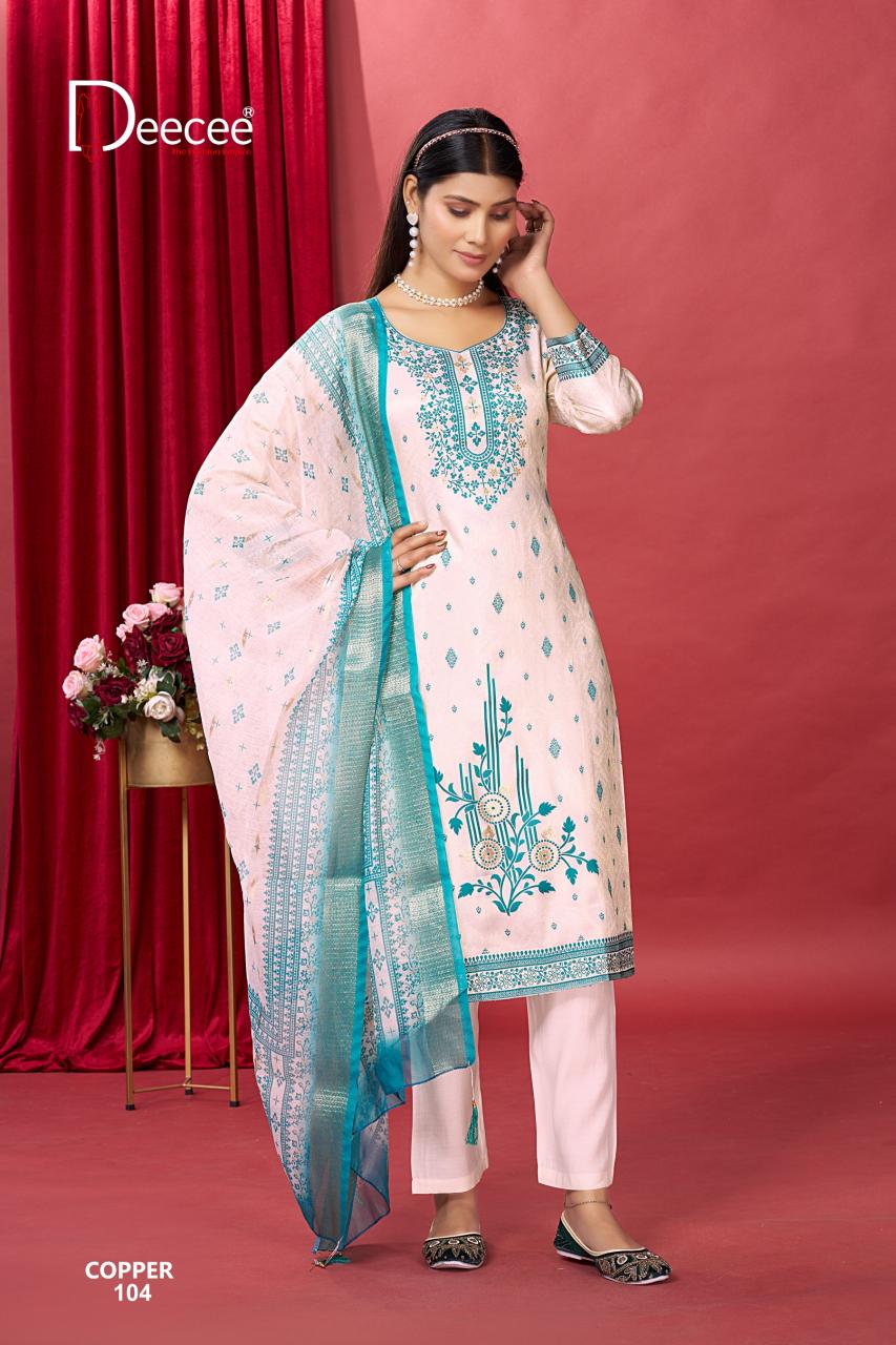 Deecee Copper catalog wholesale kurti faisalabad
