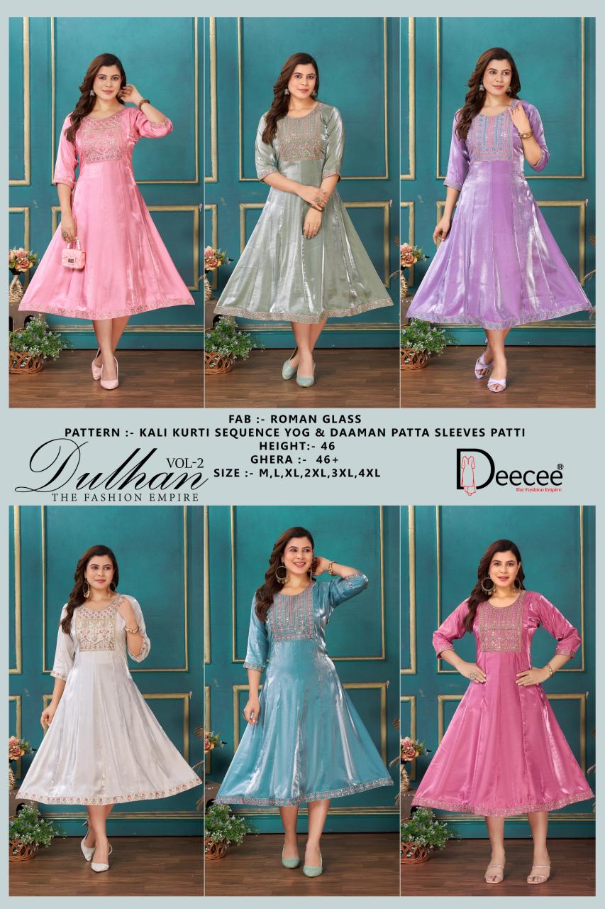 Deecee Dulhan vol 2 catalog branded w kurtis wholesale in pune