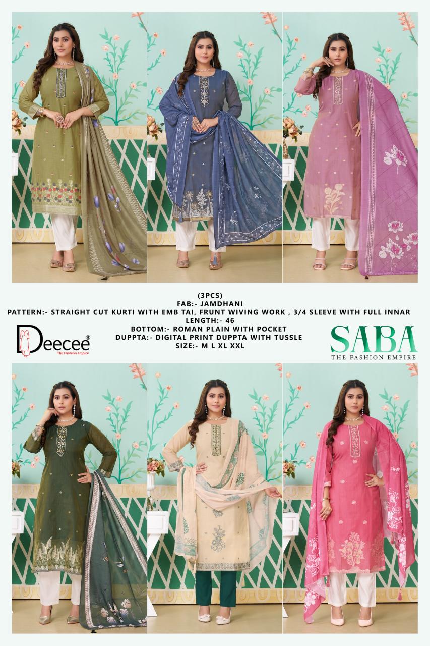 Deecee Saba catalog wholesale kurti in delhi online