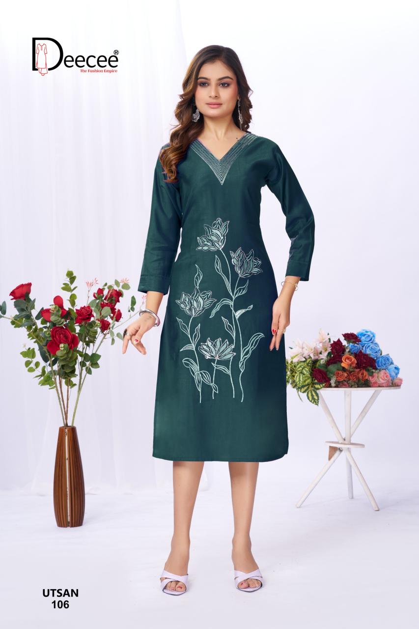 Deecee Utsan catalog wholesale kurti collection
