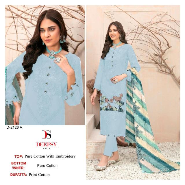 Deepsy 2126 catalog pakistani suits wholesale india