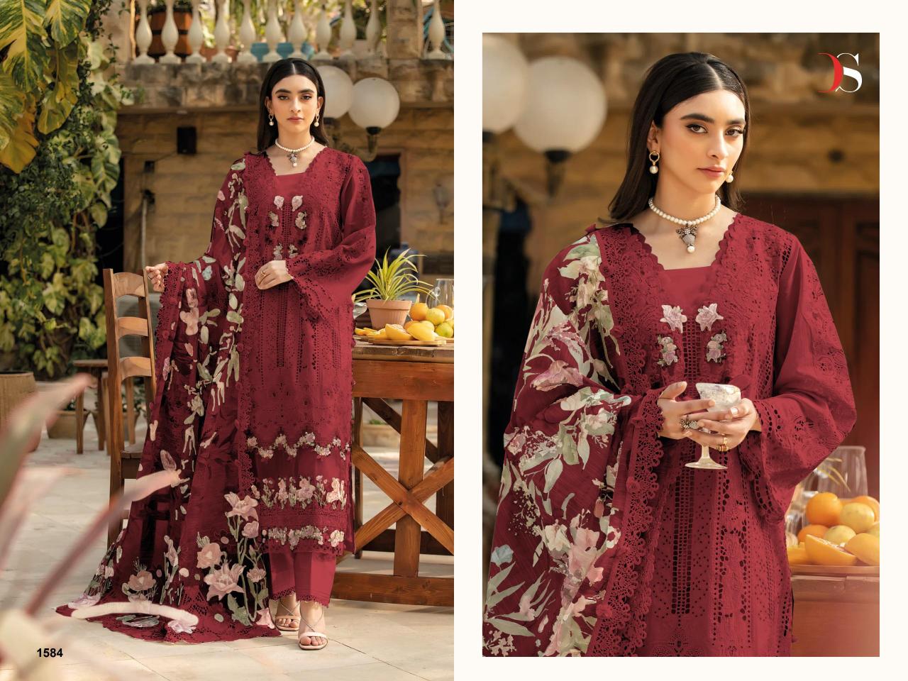 Deepsy Elaf Block Buster catalog Cotton Dupatta pakistani suits online in surat