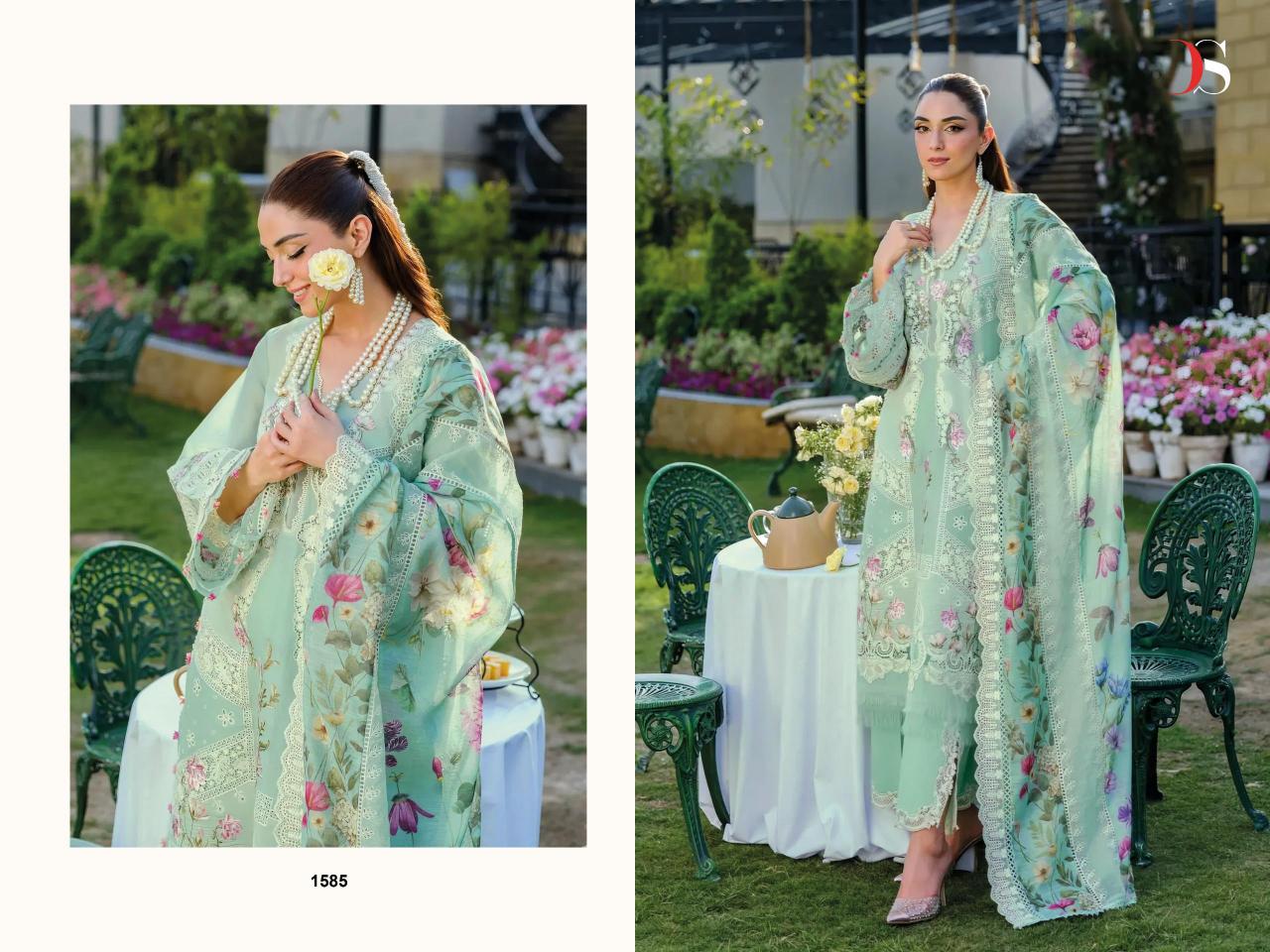 Deepsy Elaf Block Buster catalog Cotton Dupatta pakistani suits online in surat