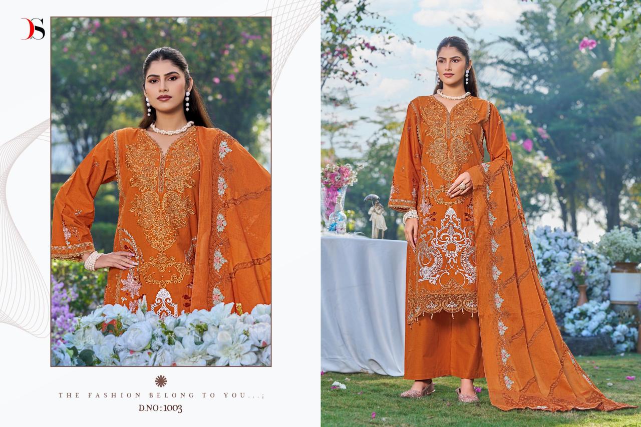 Deepsy Elaf Luxury Lawn vol 5 catalog pakistani wholesale suits in india