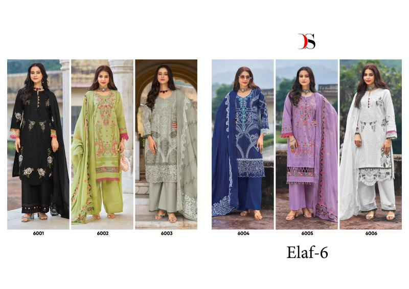 Deepsy Elaf Luxury Lawn vol 6 catalog wholesale pakistani suits online