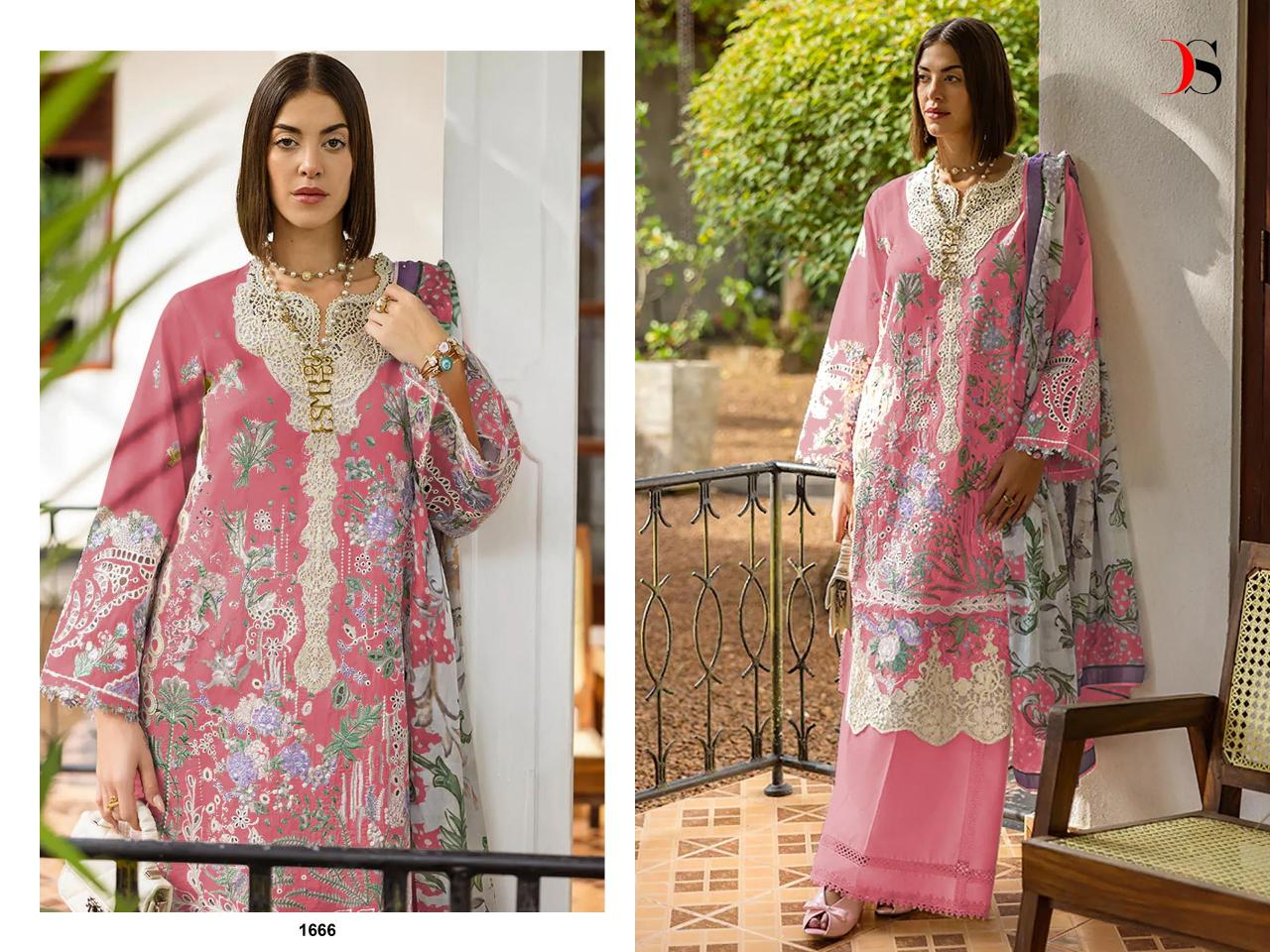 Deepsy Esmel Luxury Lawn catalog Chiffon Dupatta pakistani cotton suits wholesale