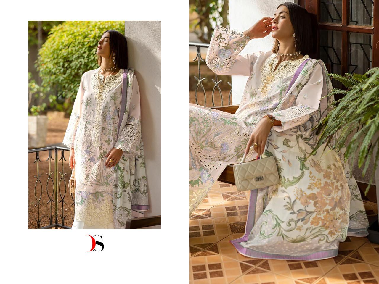 Deepsy Esmel Luxury Lawn catalog Cotton Dupatta pakistani suit wholesale
