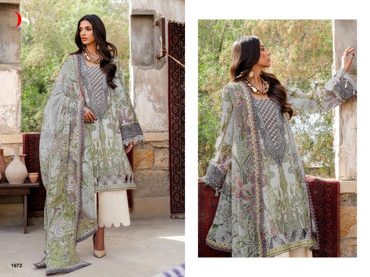 Deepsy Jade Bliss Lawn 25 Vol 4 catalog Cotton Dupatta wholesale pakistani suits in hyderabad