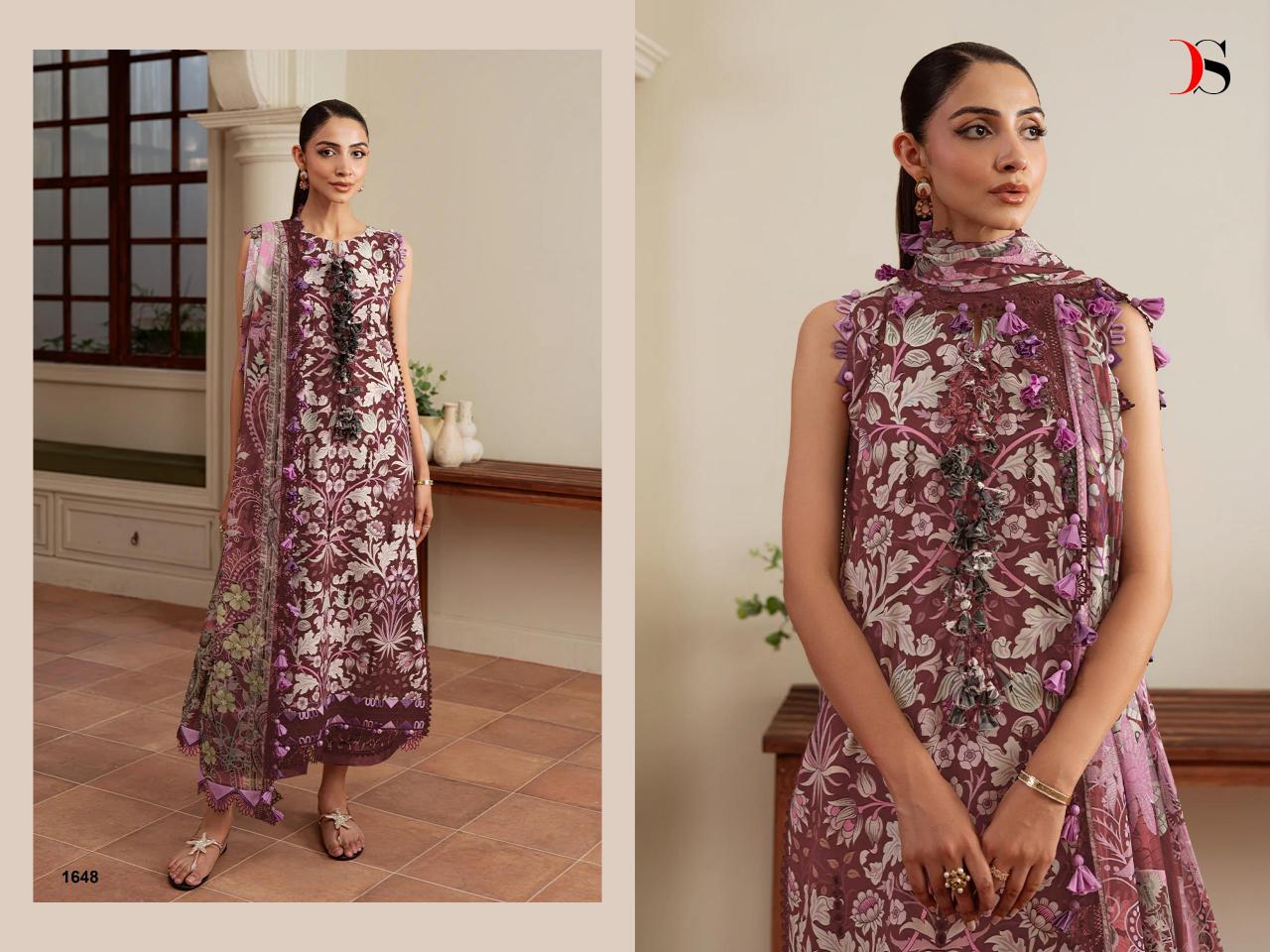 Deepsy Jade Flora vol 3 catalog Cotton Dupatta pakistani suits in delhi wholesale