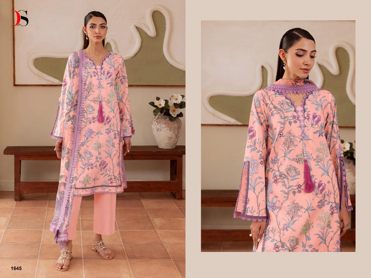 Deepsy Jade Flora vol 3 catalog Cotton Dupatta pakistani suits in delhi wholesale