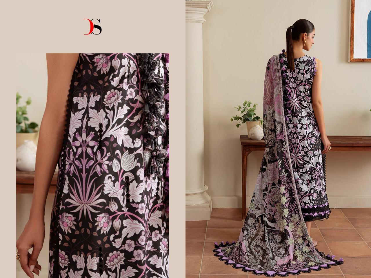 Deepsy Jade Flora vol 3 catalog Cotton Dupatta pakistani suits in delhi wholesale