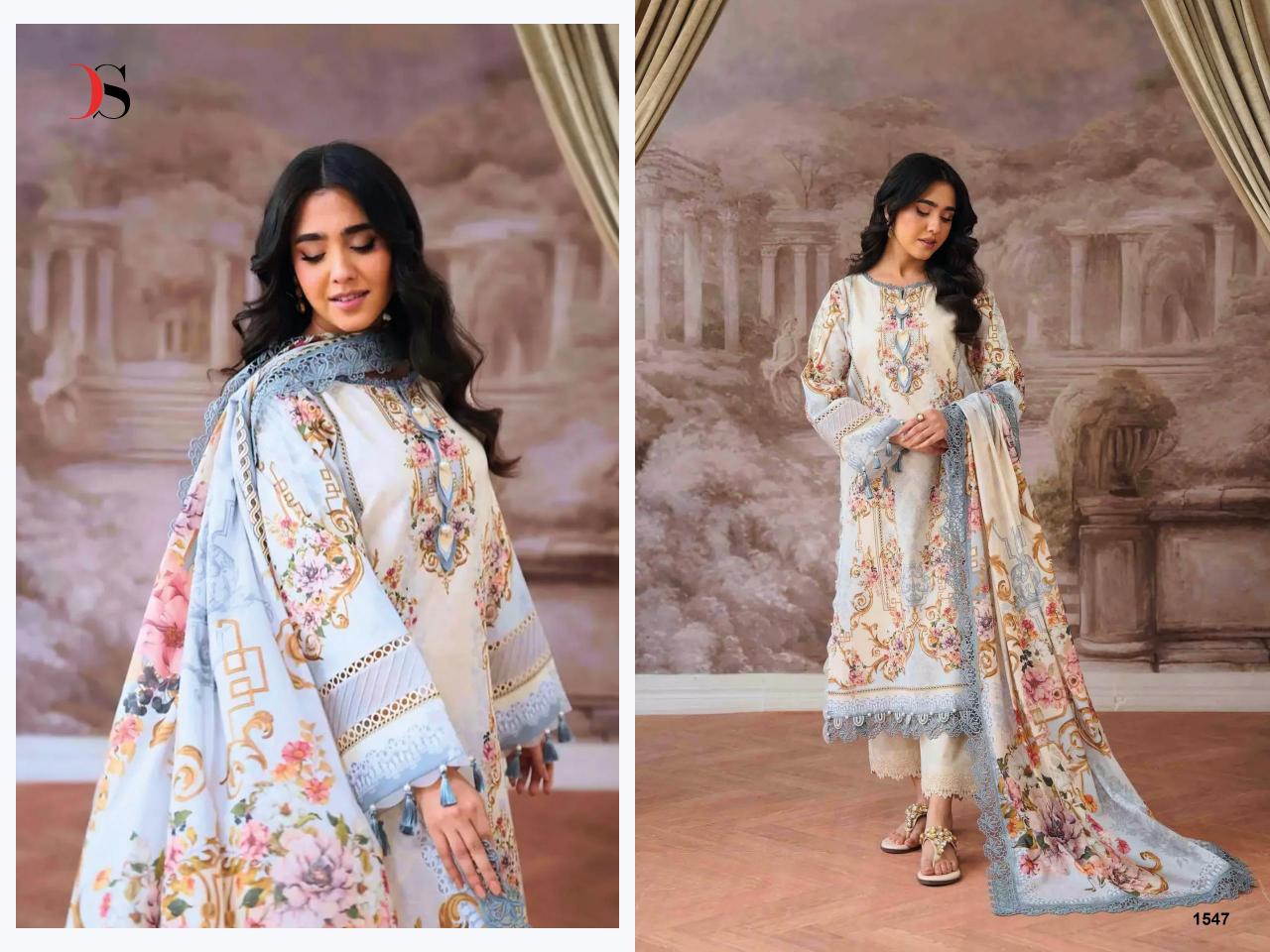 Deepsy Jade Jal Insert Vol 2 catalog Chiffon Dupatta pakistani wholesale suits