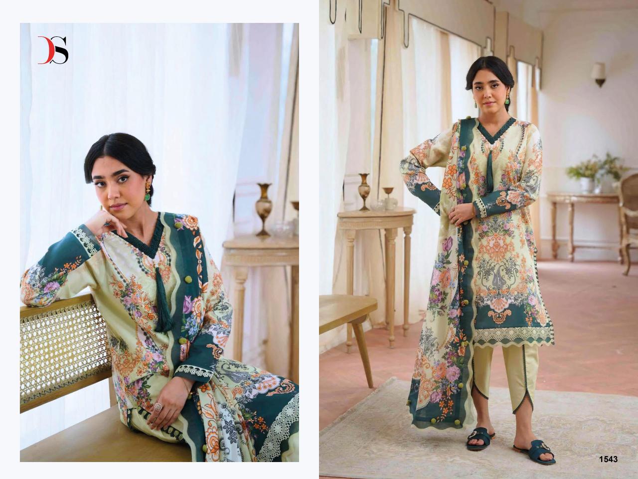 Deepsy Jade Jal Insert Vol 2 catalog Chiffon Dupatta pakistani wholesale suits