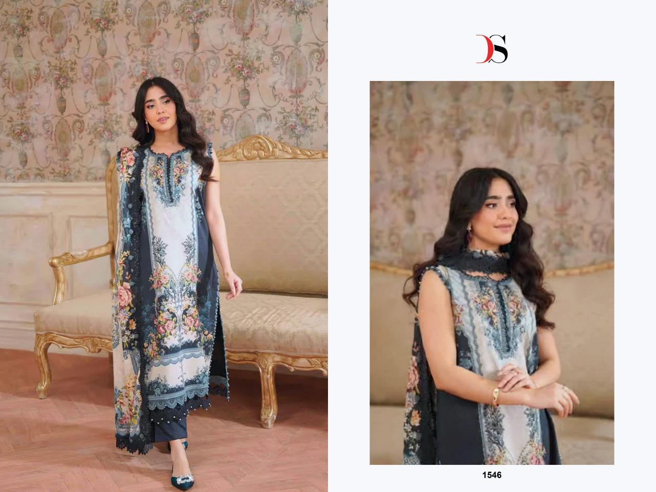 Deepsy Jade Jal Insert Vol 2 catalog Cotton Dupatta pakistani suits wholesalers