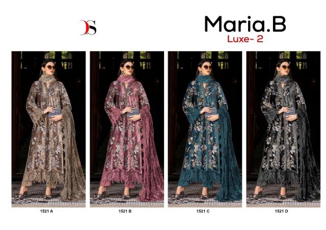 Deepsy Maria B Luxe vol 2 d 1521 catalog pakistani suits wholesale uk