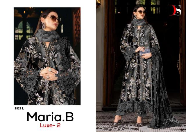 Deepsy Maria B Luxe vol 2 d 1521 catalog pakistani suits wholesale uk