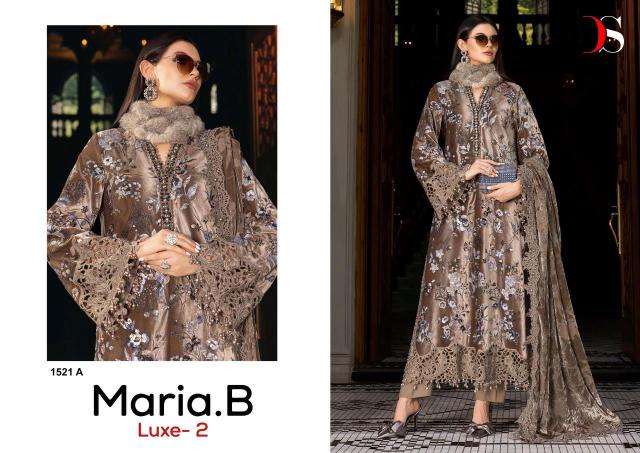 Deepsy Maria B Luxe vol 2 d 1521 catalog pakistani suits wholesale uk