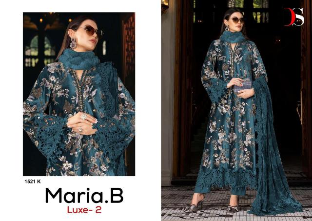 Deepsy Maria B Luxe vol 2 d 1521 catalog pakistani suits wholesale uk