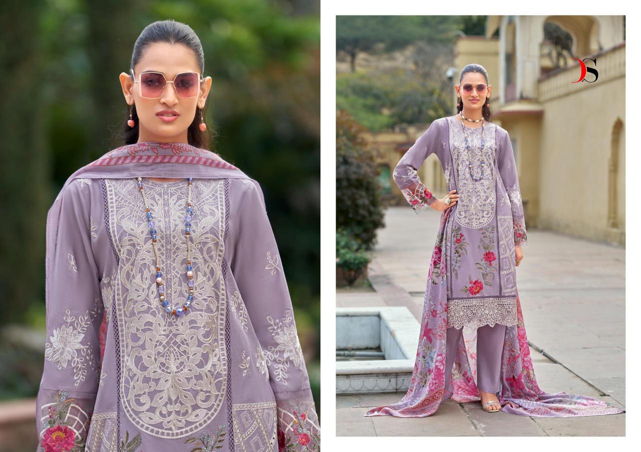 Deepsy Maria B Luxe vol 3 catalog Cotton Duppatta wholesale pakistani suit in surat