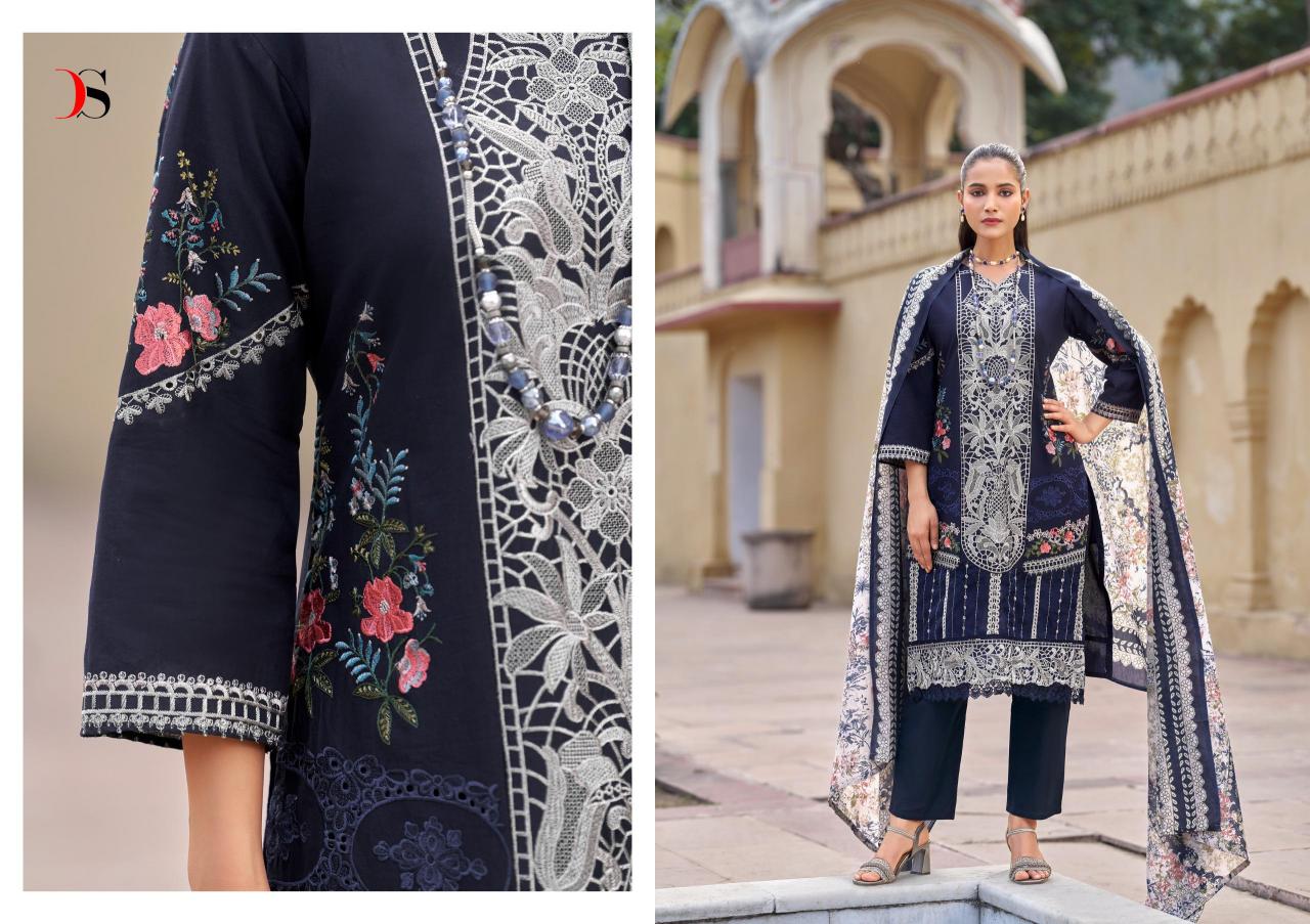 Deepsy Maria B Luxe vol 3 catalog Cotton Duppatta wholesale pakistani suit in surat