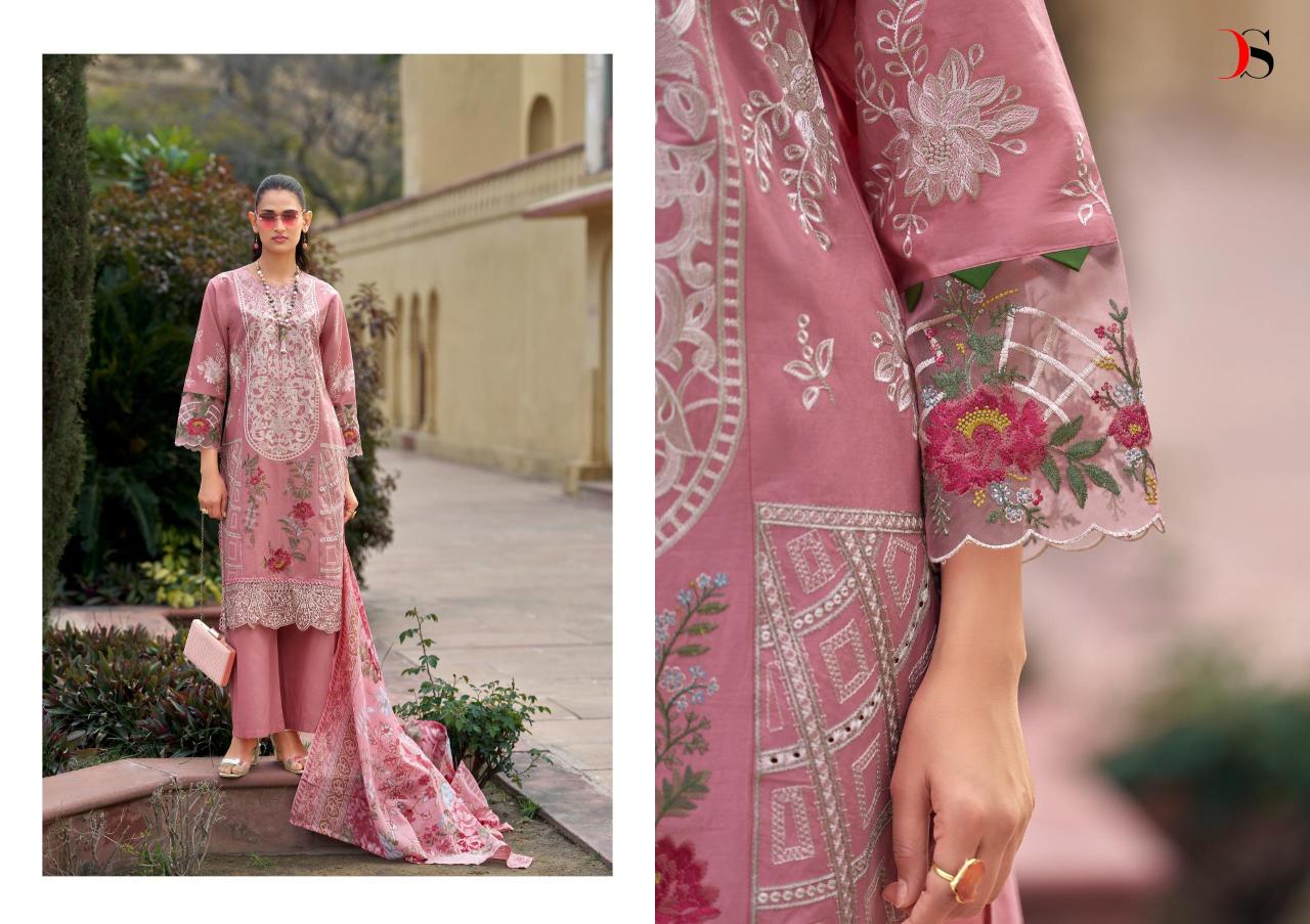 Deepsy Maria B Luxe vol 3 catalog Cotton Duppatta wholesale pakistani suit in surat