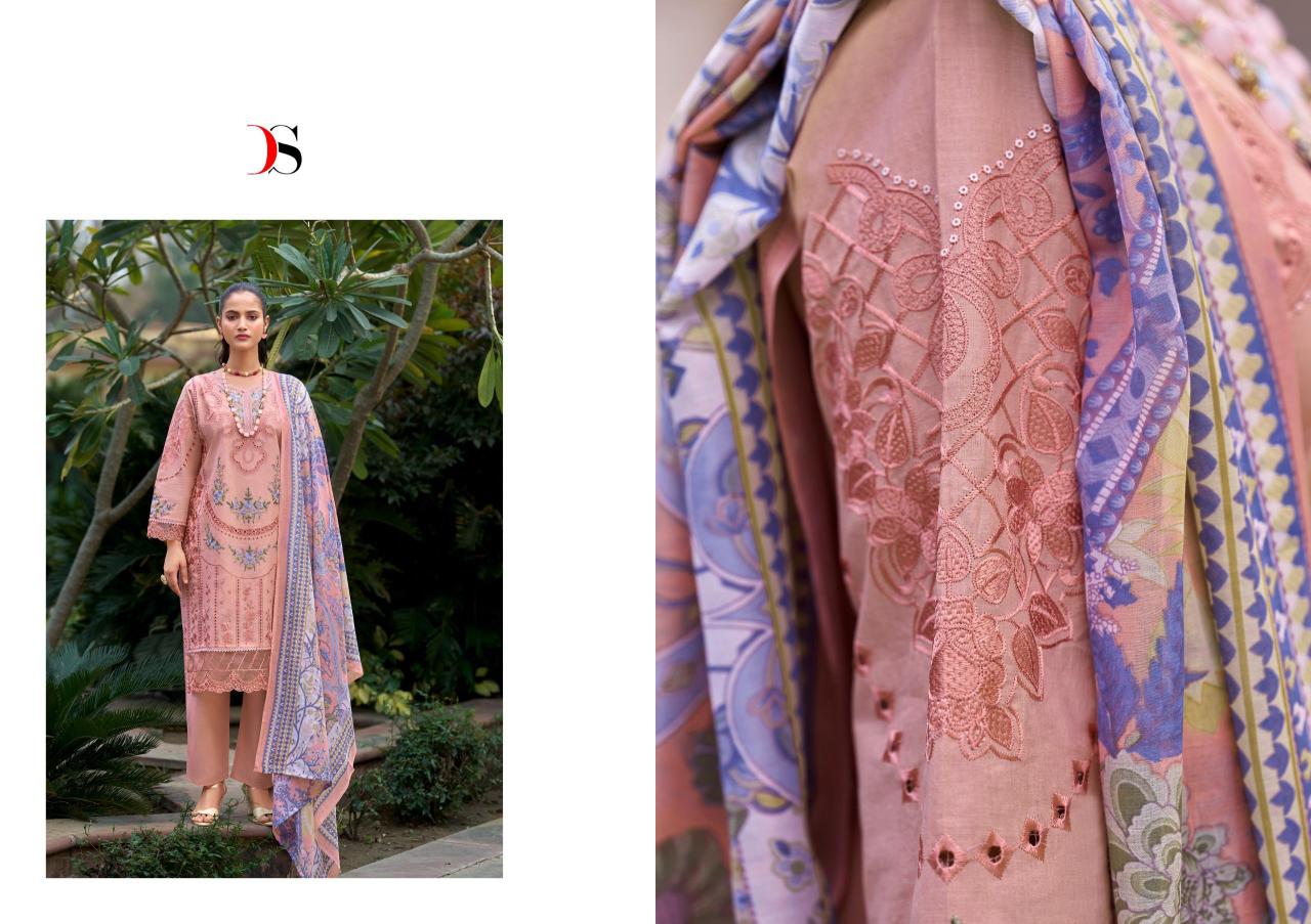 Deepsy Maria B Luxe vol 3 catalog Cotton Duppatta wholesale pakistani suit in surat