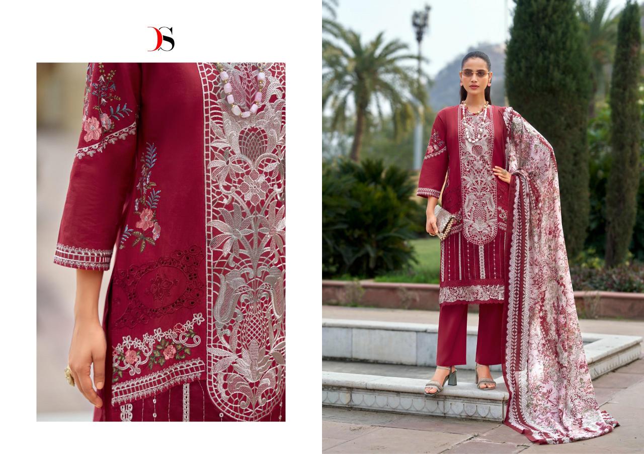 Deepsy Maria B Luxe vol 3 catalog Cotton Duppatta wholesale pakistani suit in surat