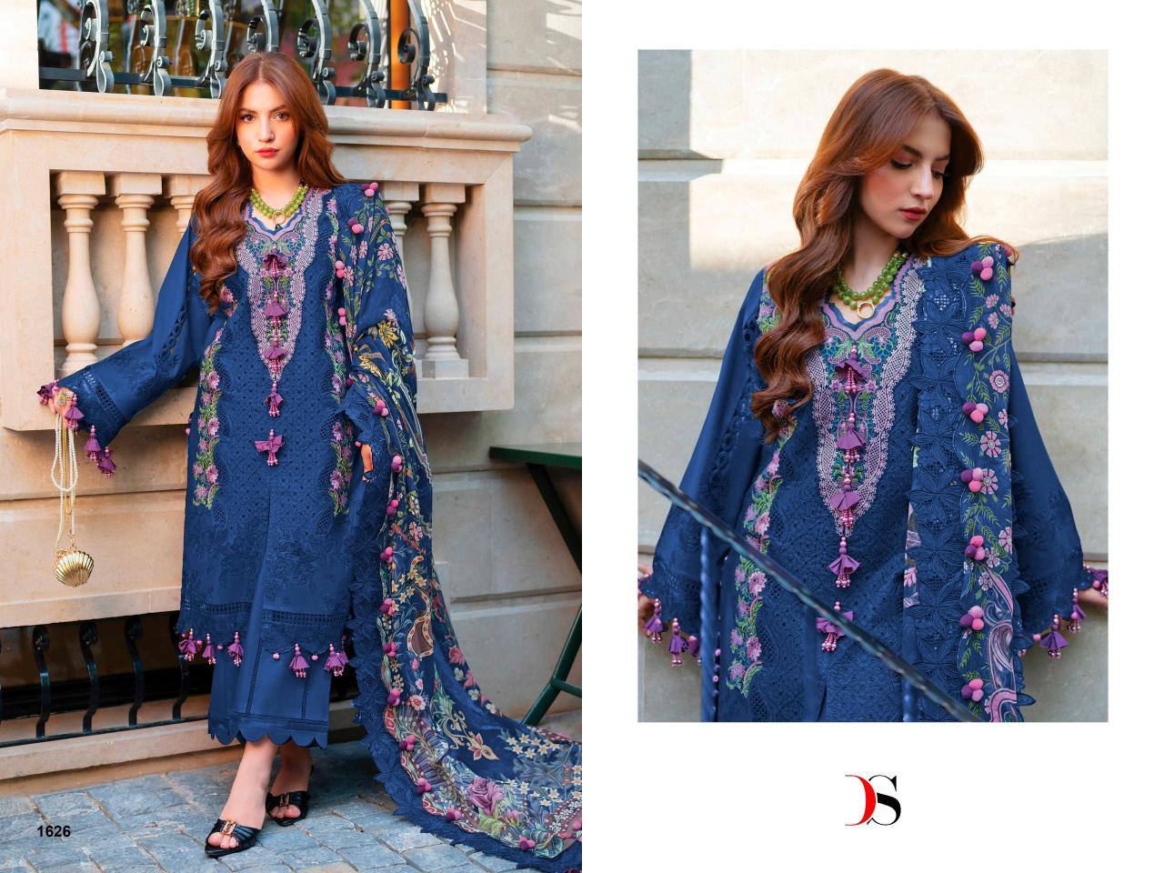 Deepsy Ombre Starlet vol 2 catalog Cotton Dupatta pakistani designer suits wholesale uk