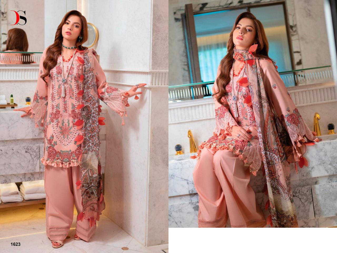 Deepsy Ombre Starlet vol 2 catalog Cotton Dupatta pakistani designer suits wholesale uk