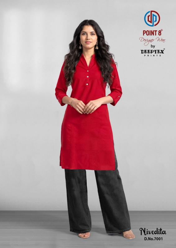 Deeptex Nivedita Vol-7 – Straight Kurtis - Wholesale Catalog