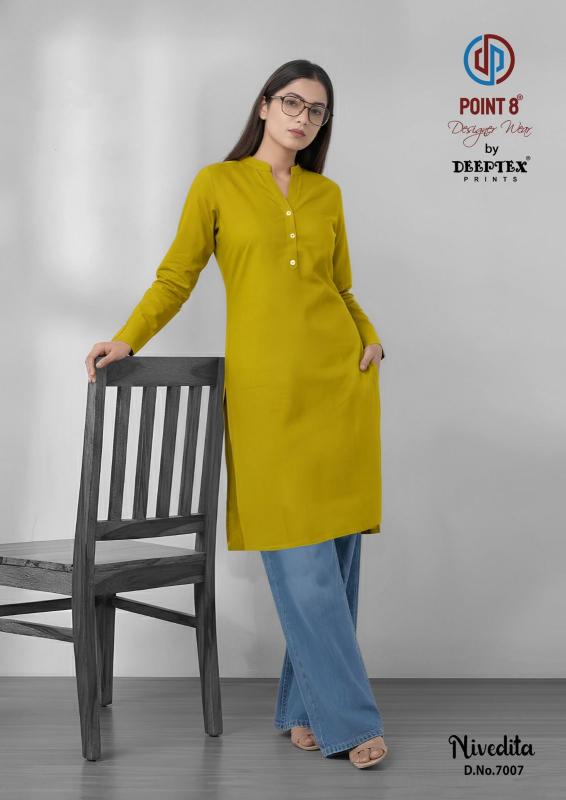 Deeptex Nivedita Vol-7 – Straight Kurtis - Wholesale Catalog