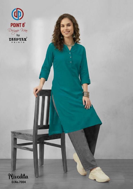 Deeptex Nivedita Vol-7 – Straight Kurtis - Wholesale Catalog