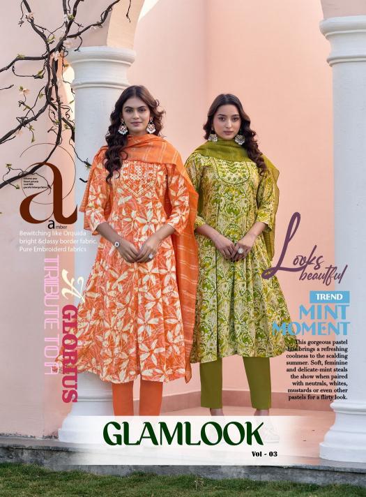 Diya Trends Glamlook vol 3 catalog branded designer kurti wholesale shops in mumbai