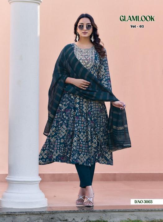 Diya Trends Glamlook vol 3 catalog branded designer kurti wholesale shops in mumbai
