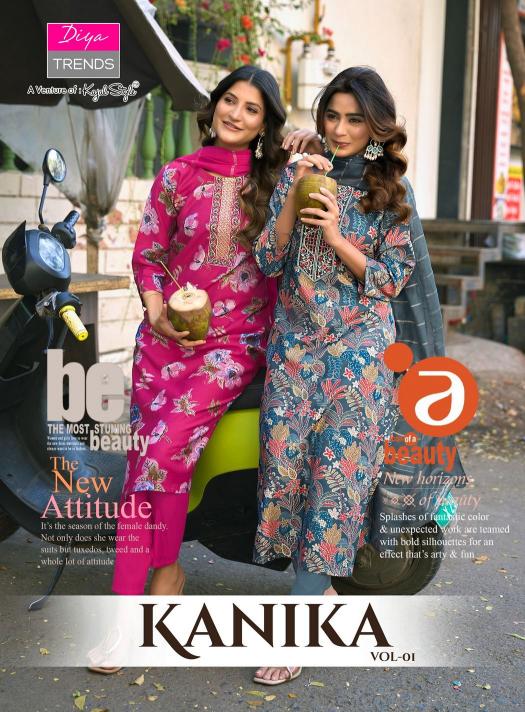 Diya Trends Kanika vol 1 catalog wholesale kurti market in bhubaneswar