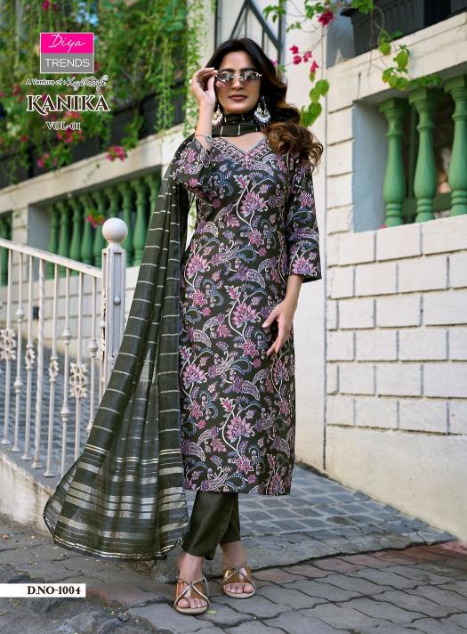 Diya Trends Kanika vol 1 catalog wholesale kurti market in bhubaneswar