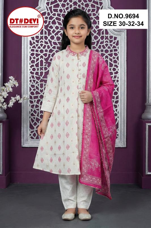 Dt Devi Netra vol 1 9694 catalog imported kids wear wholesalers