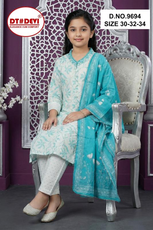 Dt Devi Netra vol 1 9694 catalog imported kids wear wholesalers