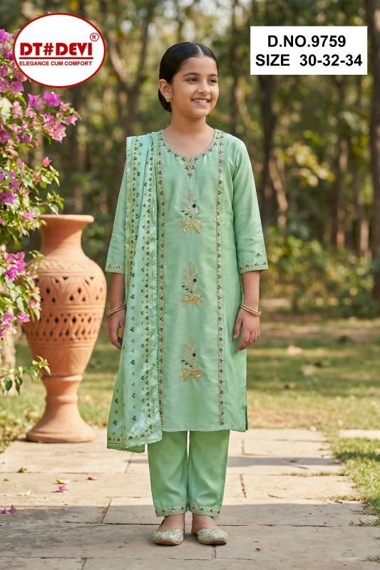 Dt Devi Nidhi vol 1 9759 catalog kids wear wholesaler in tirupur