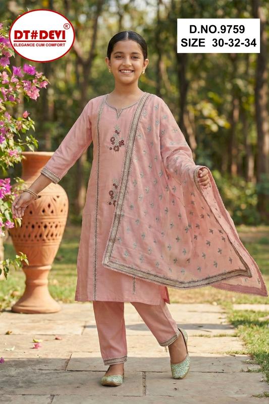 Dt Devi Nidhi vol 1 9759 catalog kids wear wholesaler in tirupur
